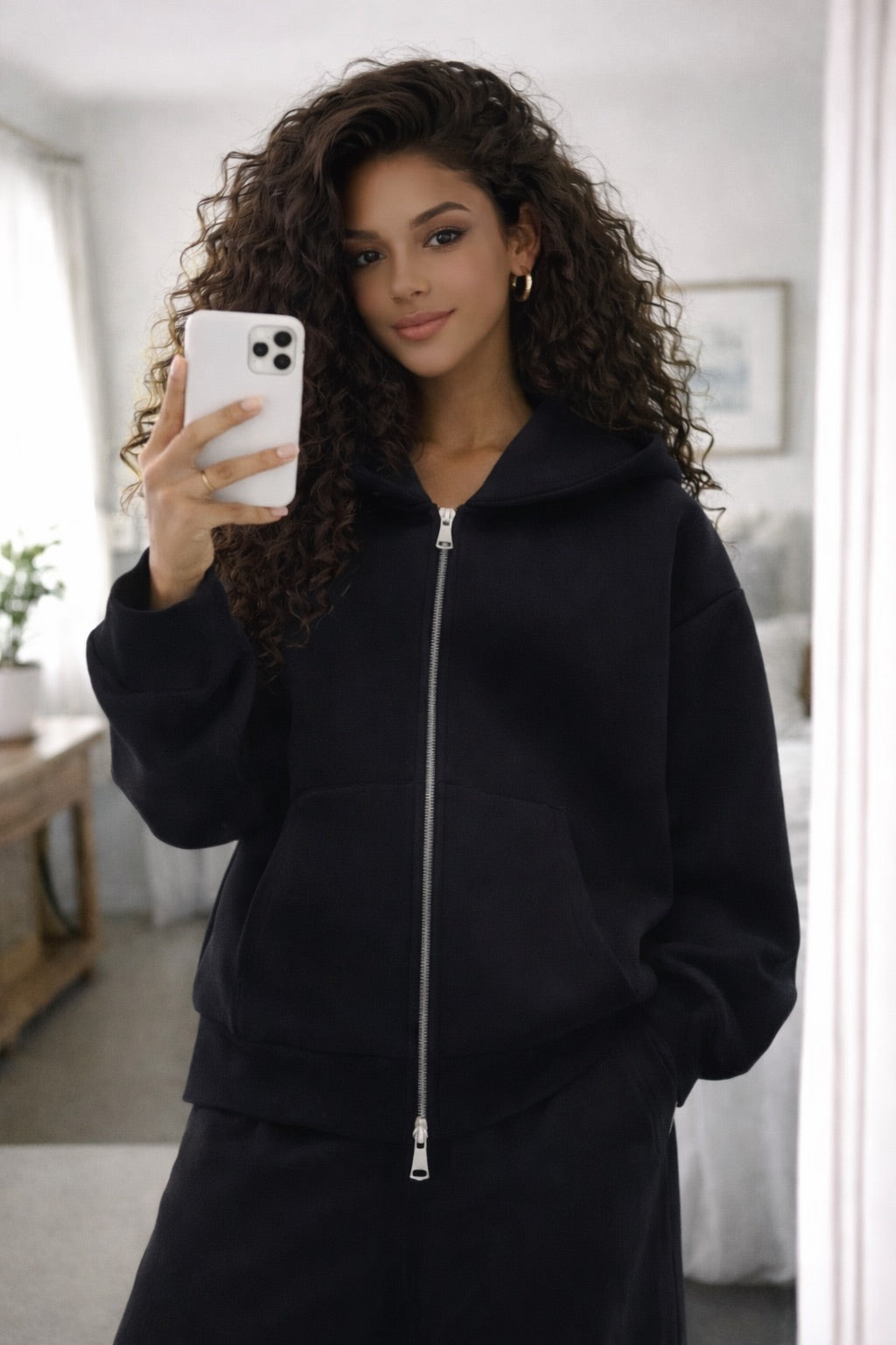 Veste à capuche